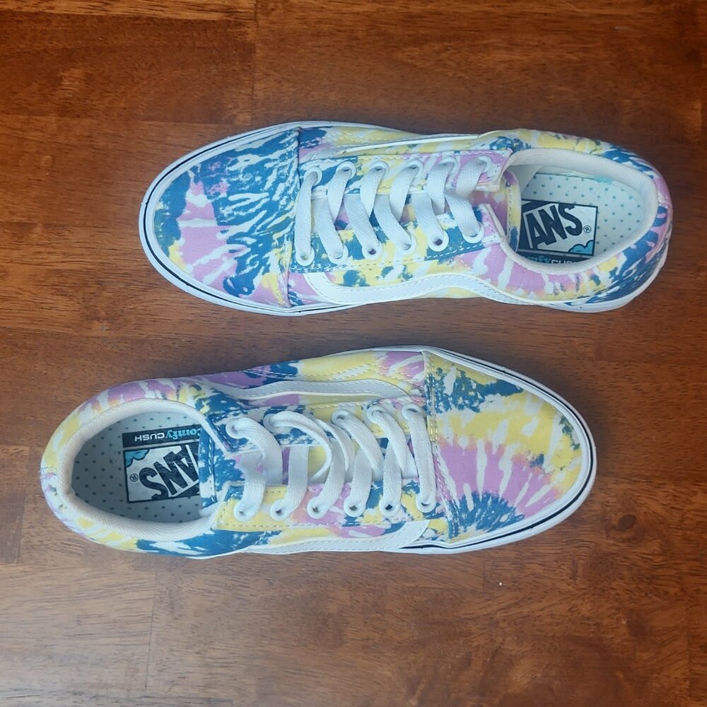 Vans ~ Sz M 5.5 / W 7 ~ Old Skool ~ Unisex Tie-Dye ~ NWOB